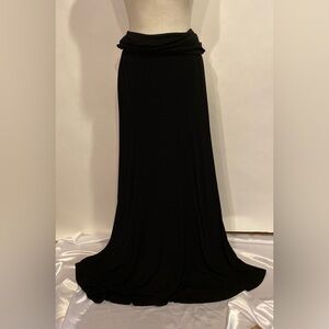 Elegant Black Maxi Skirt